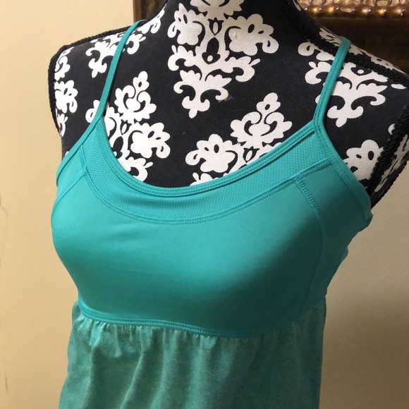 Champion racer back double layer bra area athletic tank top - Picture 2 of 11